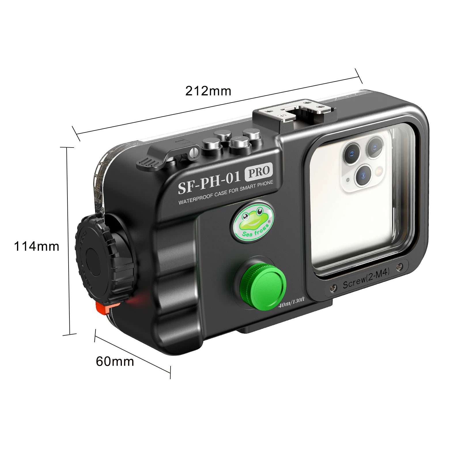 Universal Waterproof Phone Case - 40M Professional Diving Housing Tidesmit