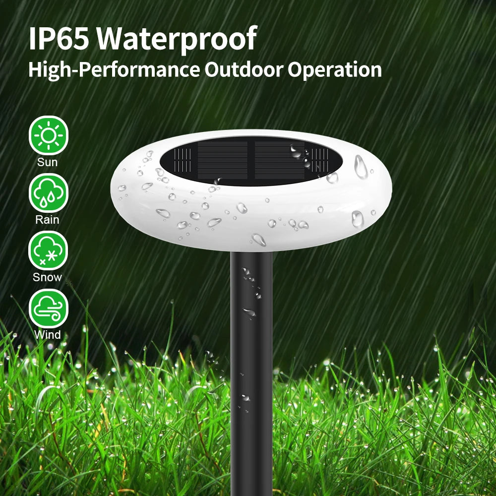 Colorful Solar Lights Outdoor Color Changing Solar Lights Pathway Lights Garden Lights For Landscape Walkway Patio Yard Garden