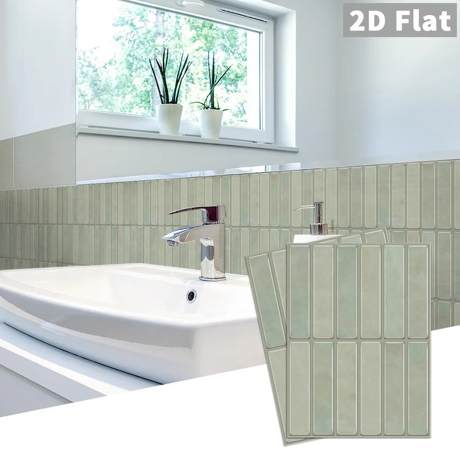 Self-adhesive tile decals, peel-and-stick tile stickers, splash-proof wall decor for kitchens and bathrooms, bedroom decor