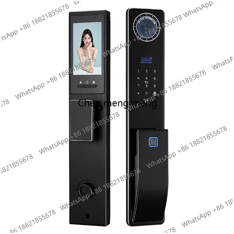 Outdoor Waterproof Lock Wifi Tuya APP Remote Voice Intercom Electronic Door Lock Face Fingerprint Smart Door Lock With Camera