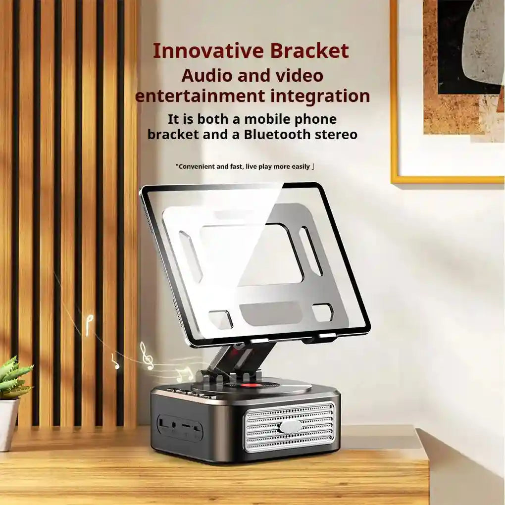 Portable Bluetooth Speaker Tablet Stand - Adjustable Foldable Desk Mount Tidesmit