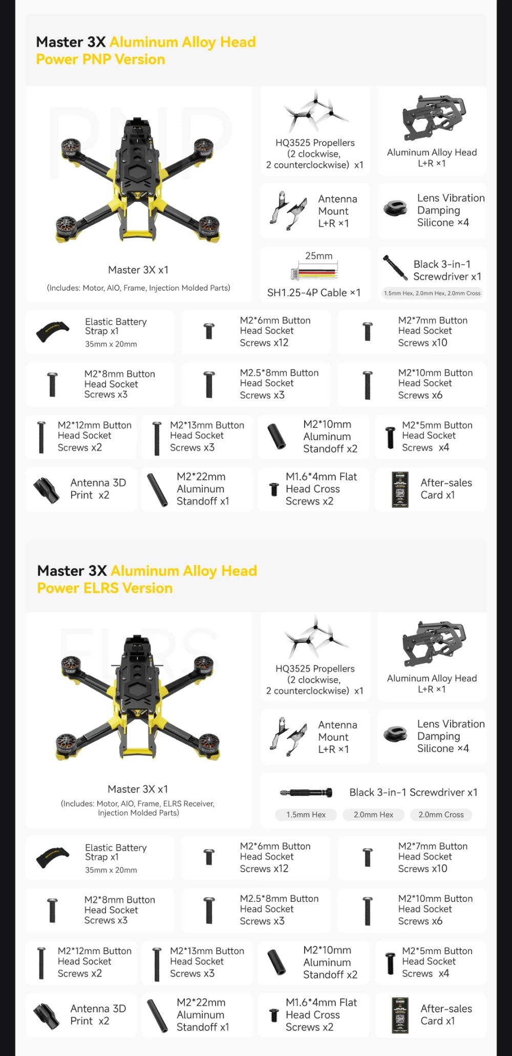 SpeedyBee Master 3X Racing Drone - O4 Pro ELRS Digital FPV Quad Tidesmit