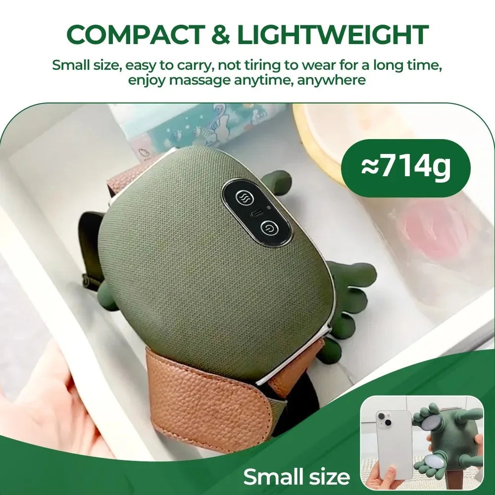 Electric Back & Neck Massager with Heat Therapy - Wireless Wellness Back Massage Instrument Tidesmit