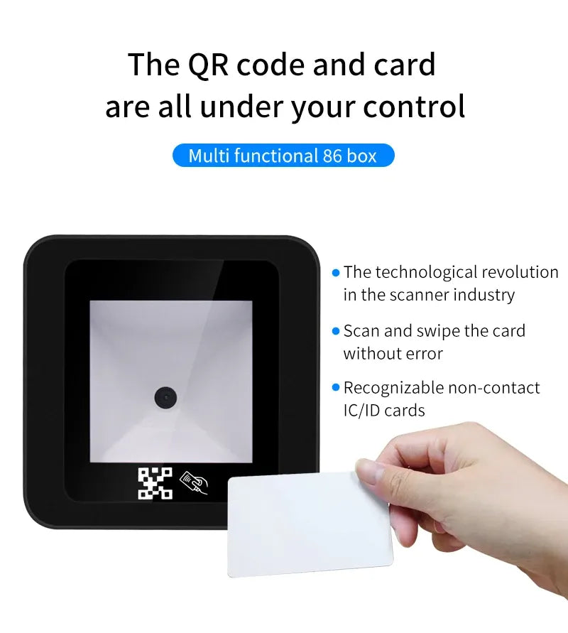 Embedded Barcode Scanner RS232 RS485 USB Wired Scanning Module RFID Card Reader High Speed QRcode USB Connect for 1D 2D QR Code