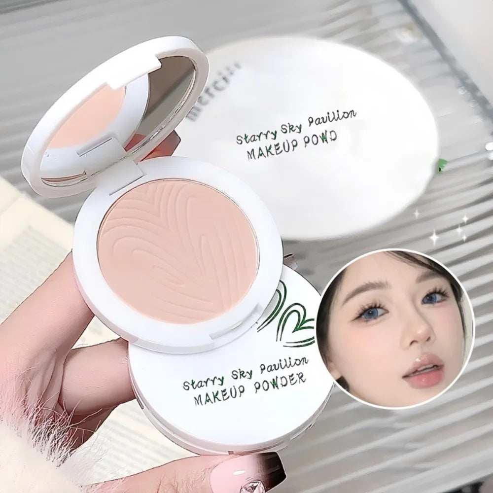 Tidesmit long lasting matte pressed powder texture close-up for oil control and brightening face makeup finish