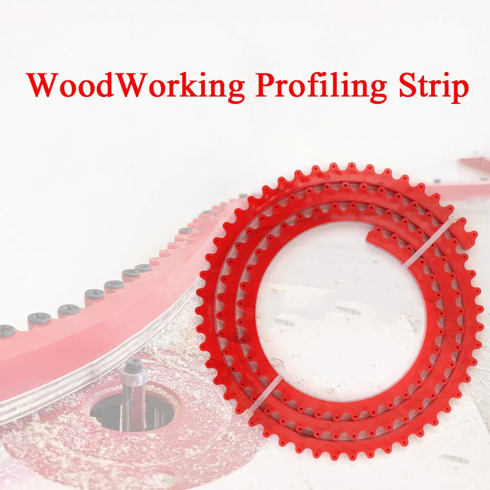 WoodWorking Profiling Strip Milling Router Trimmer Guide Flexible Curve Template Adjustable Shaping Strip Drywall Carpentry Tool