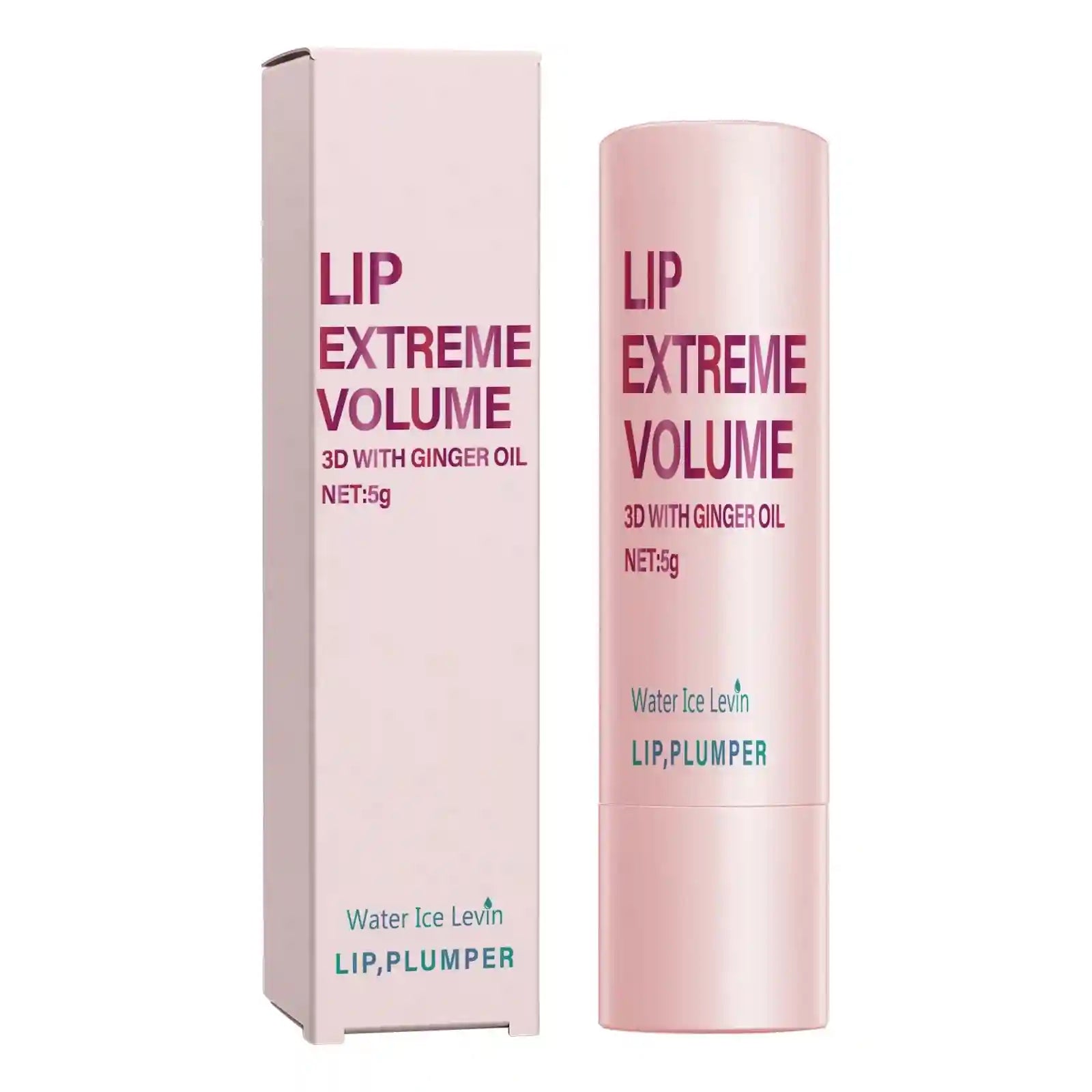 Lip Gloss Serum with Polypeptides - Moisturizing 5g Treatment Lip Care Pink 5g Tidesmit
