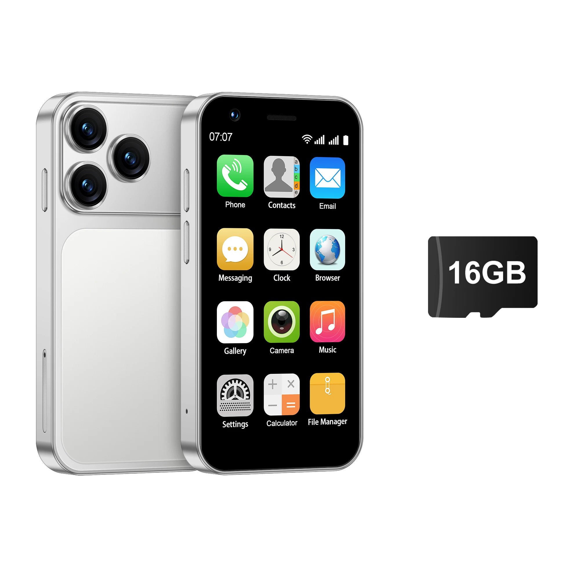 SERVO 18SE mini Smartphone 3.0inch HD Display 3G WCDMA 2GB+16GB GPS Android Small Portable Cellphone Dual SIM Standby Play Store