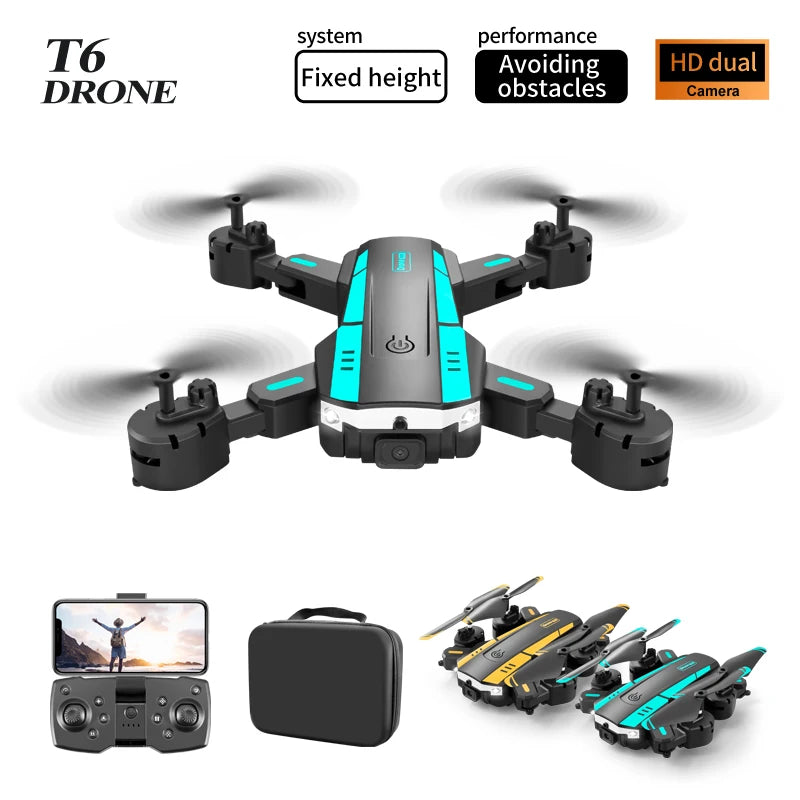 4K GPS Camera Drone with Obstacle Avoidance - Foldable Quadcopter Tidesmit