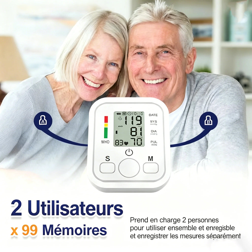 Automatic Digital ARM Blood Pressure Monitor, Sphygmomanometer,Tonometer,Tensiometer,Heart Rate Meter,BP Monitor Health Care