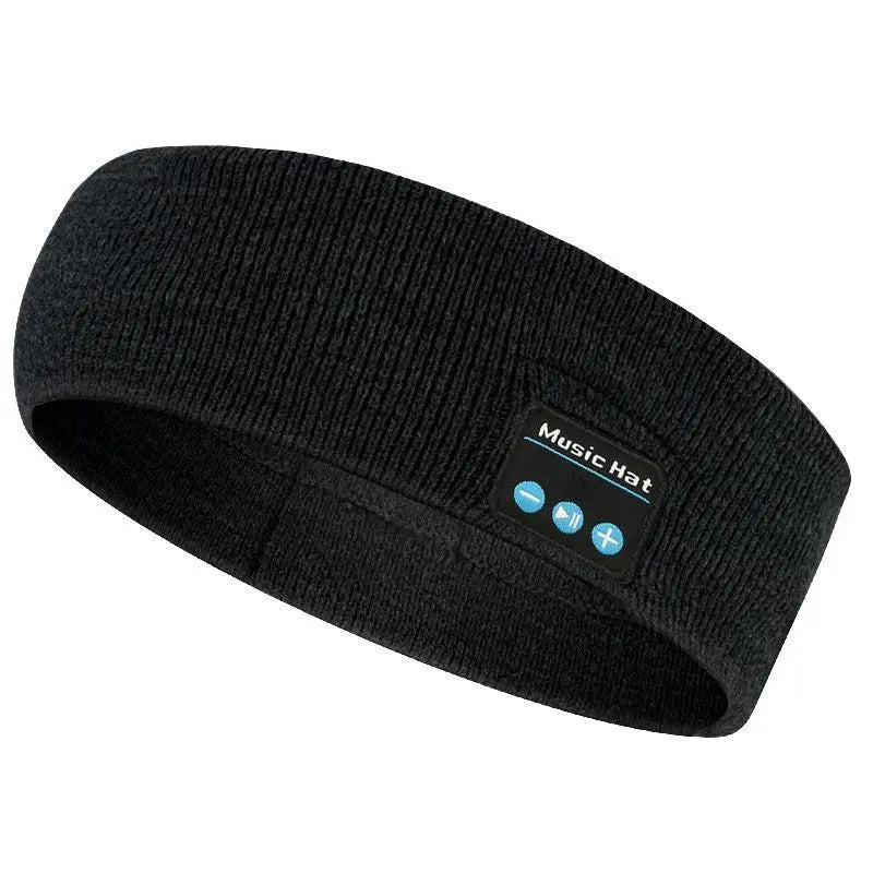 Wireless Sports Headband - Sweat-Absorbent Audio Headset for Training Bluetooth style 2 Size fits all Tidesmit