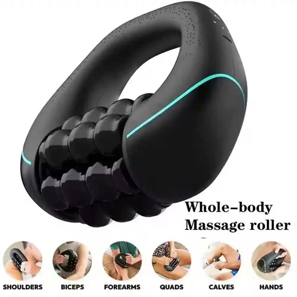 Electric Deep Tissue Massage Roller - 3-Speed Rechargeable Muscle Relief Massage Roller Tidesmit