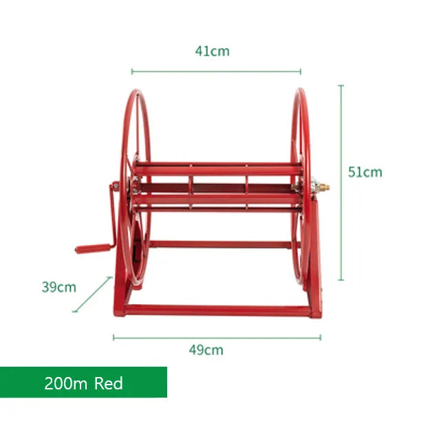 Agricultural Hose Reel / High Pressure Pesticide Sprayer Hose Winding Cart Garden Tools