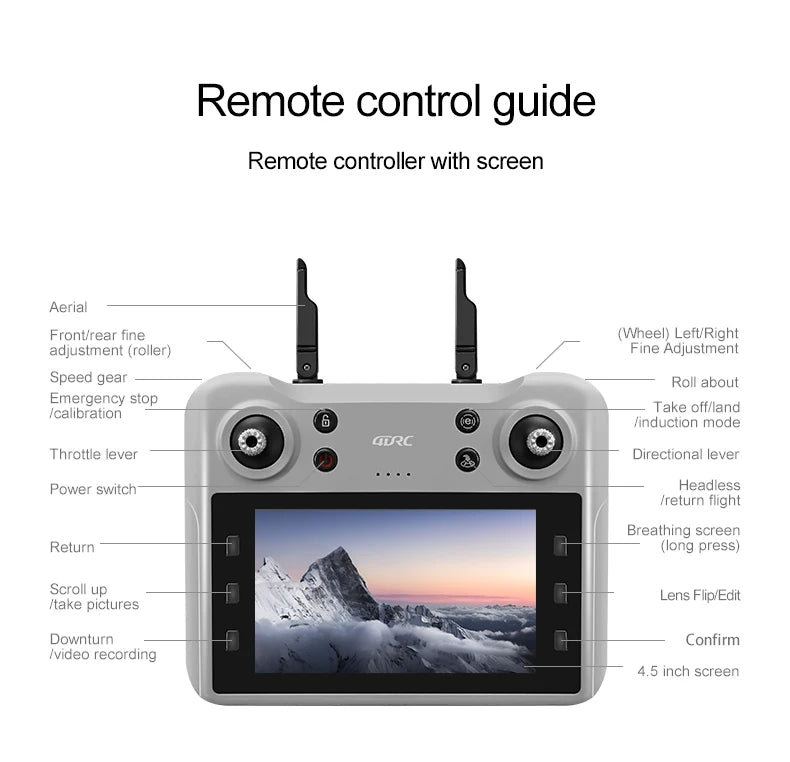 GPS Drone with 8K Camera - Foldable Aerial Quadcopter by Tidesmit Tidesmit