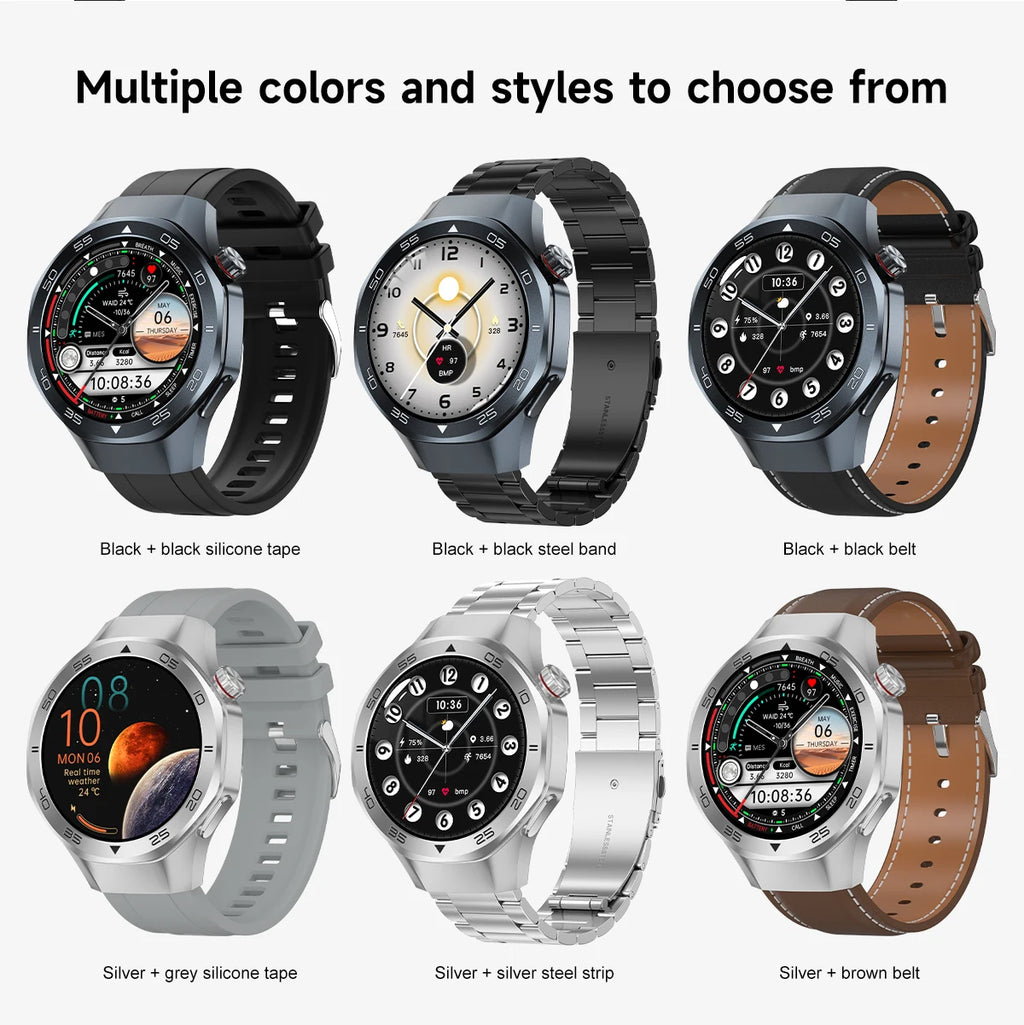 2026New Original Premium Sports SmartWatch Ultra 1.53“Display Built-in GPS Compass 3ATM Waterproof Call Fitness Tracker Bracelet