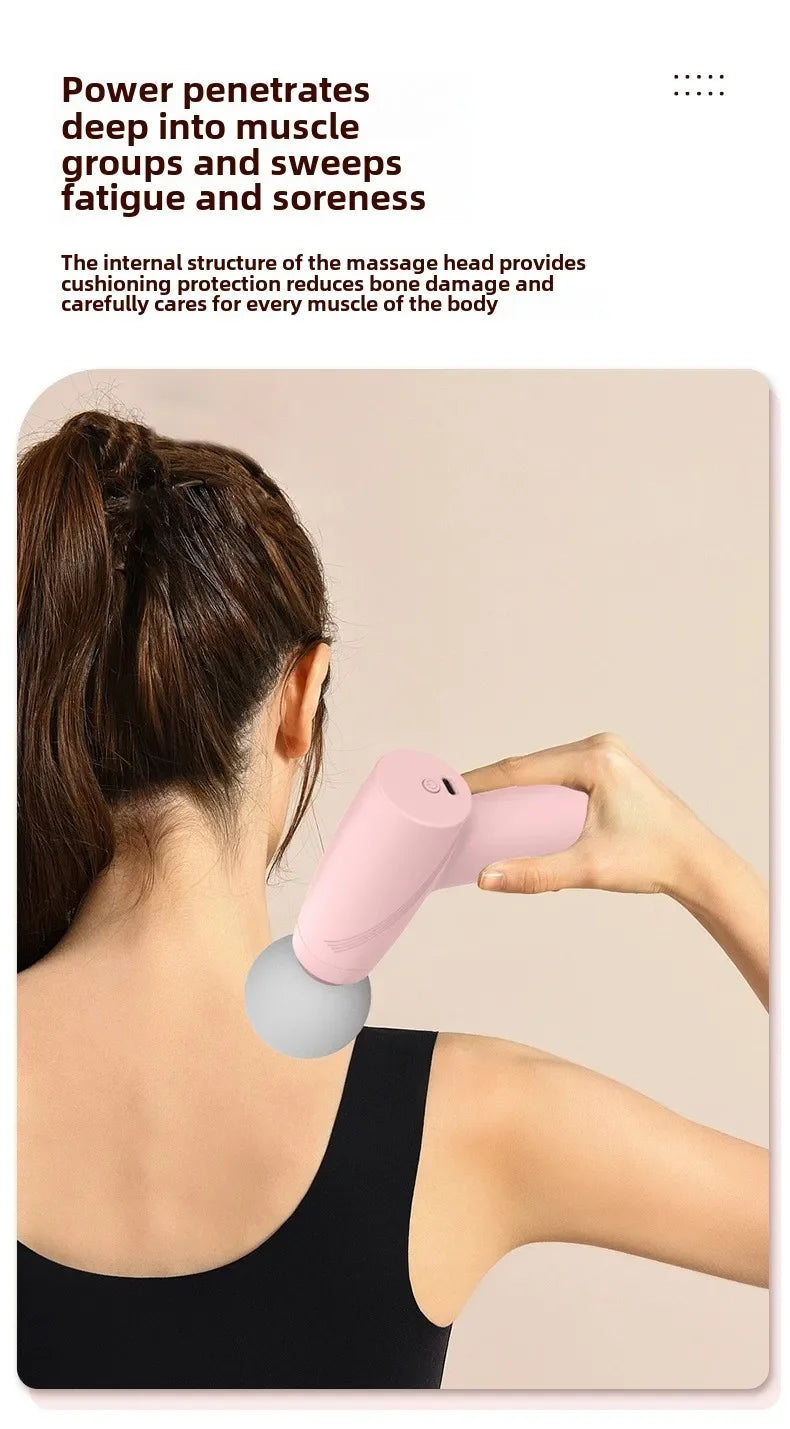 Portable Deep Tissue Massage Gun for Targeted Muscle Recovery Therapy Relaxation Treatment Tidesmit