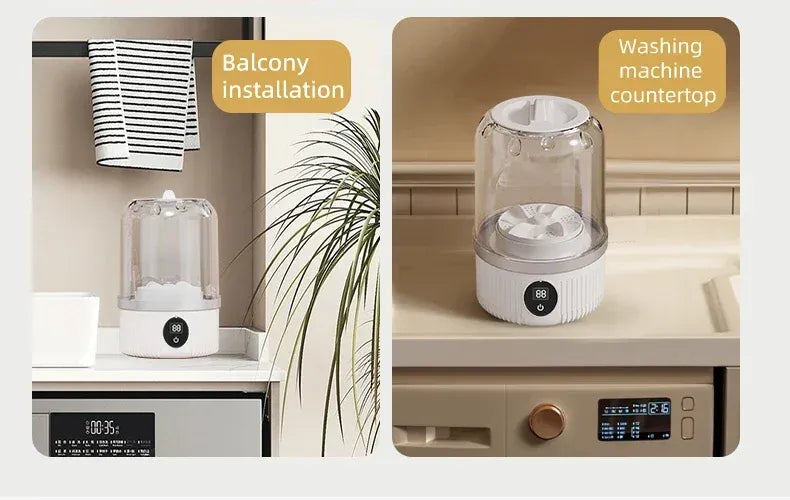 Tidesmit Wireless Mini Laundry Cup Portable Washing Machine