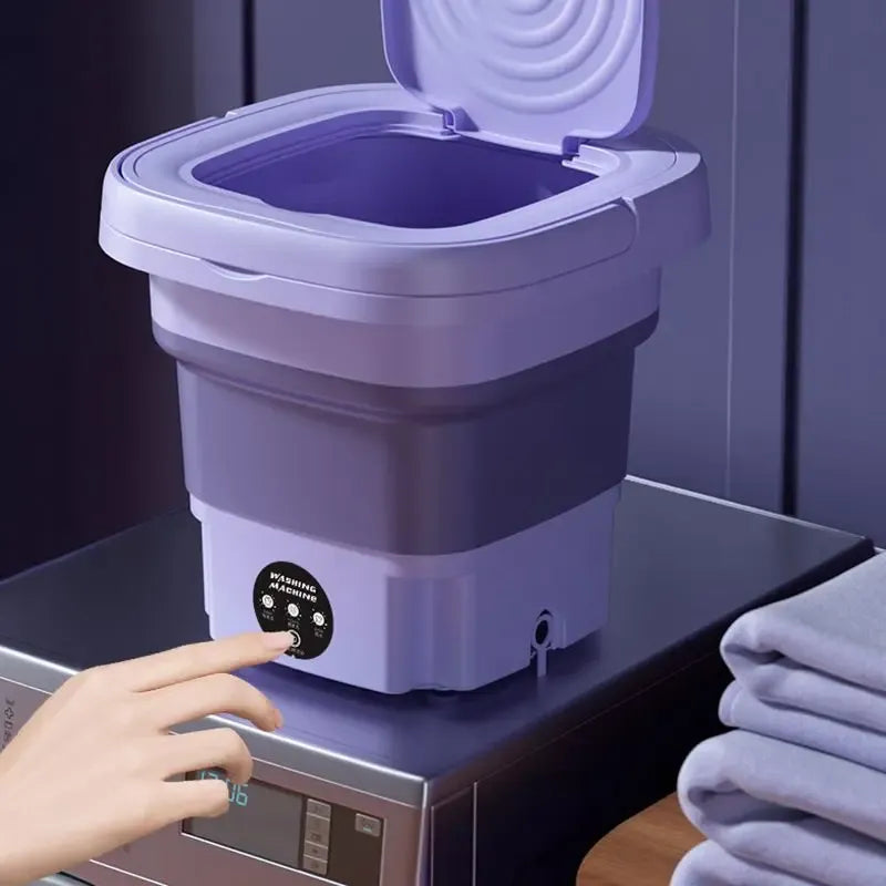 Tidesmit 8L Foldable Portable Washing Machine with Spinning Dry