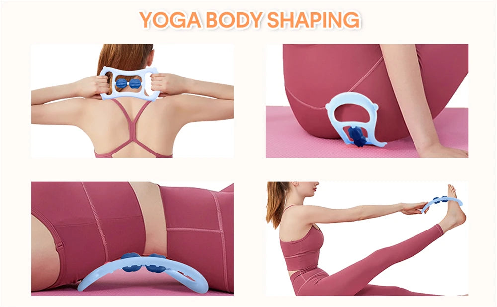 Muscle Massage Roller for Neck and Leg – Deep Tissue Recovery Tool Relaxation Treatment Tidesmit