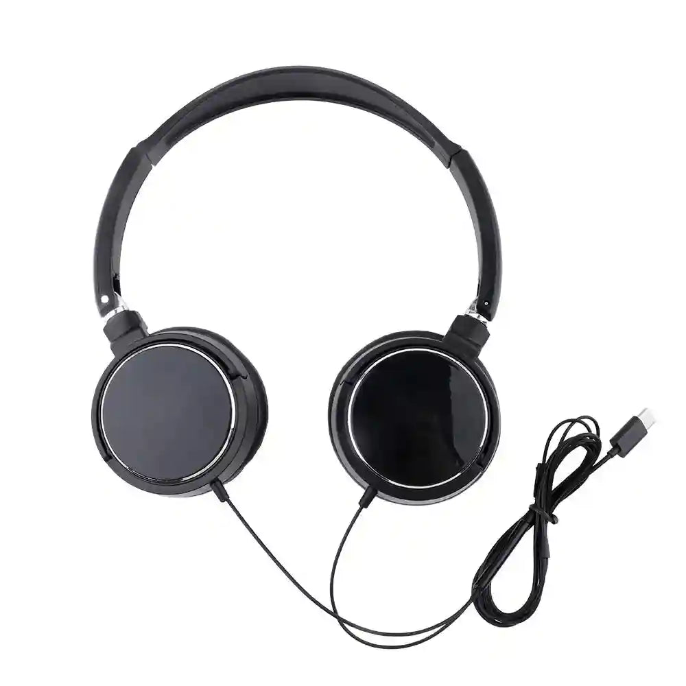 Noise Cancelling Wired Over-Ear Headphones with Mic - Tidesmit Tidesmit