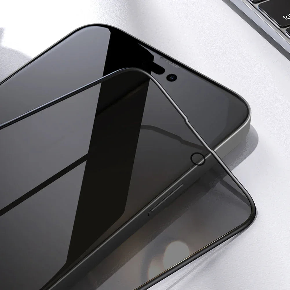 iPhone 15 Pro Max Privacy Screen Protector - 9H Tempered Glass Anti-Peep Tidesmit