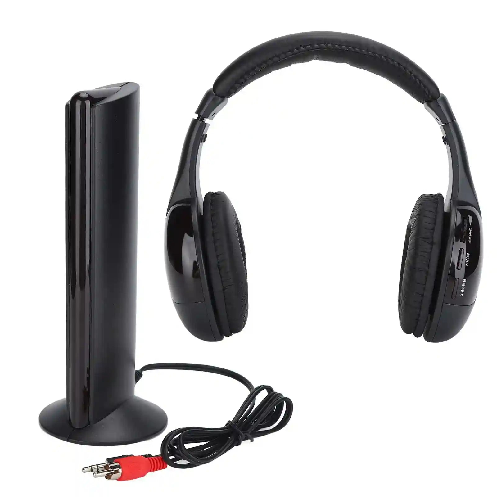 Wireless Headphones with Active Noise Cancellation & HiFi Bass - Black Tidesmit