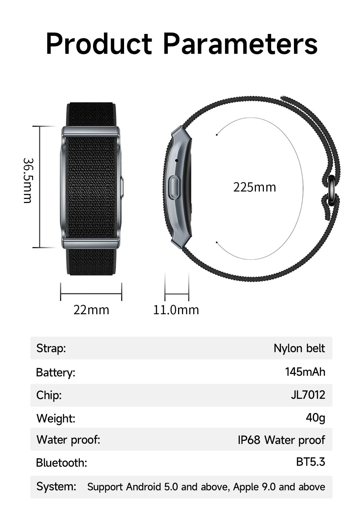 Sport Smart Fitness Tracker Bracelet Global Version Sleep Monitor Heart Rate Pedometer Call Reminder Smartwatch Band Men Women