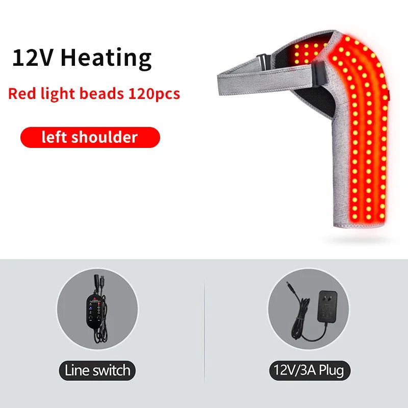 Electric Shoulder Heating Pad with Vibration Massage | Tidesmit Relaxation Treatment 12V-Left-Heating Tidesmit