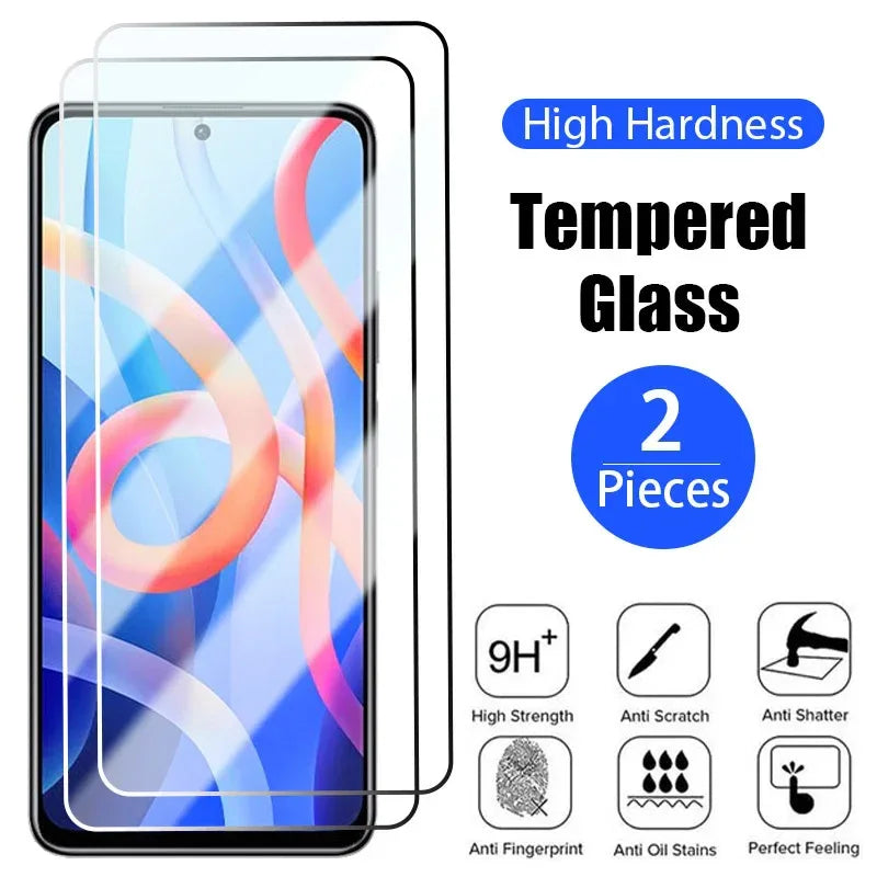 Redmi Note Series Tempered Glass Screen Protector - 9H Hardness 2-Pack 2pcs Tempered Glass Tidesmit
