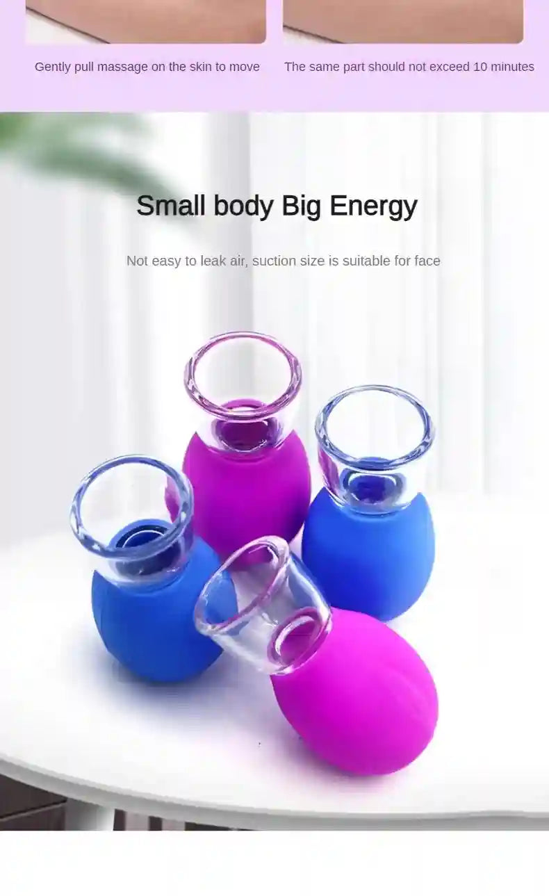 Silicone Cupping Massage Set - 5 Piece Deep Tissue Relief for Body Eye Massage Instrument Tidesmit