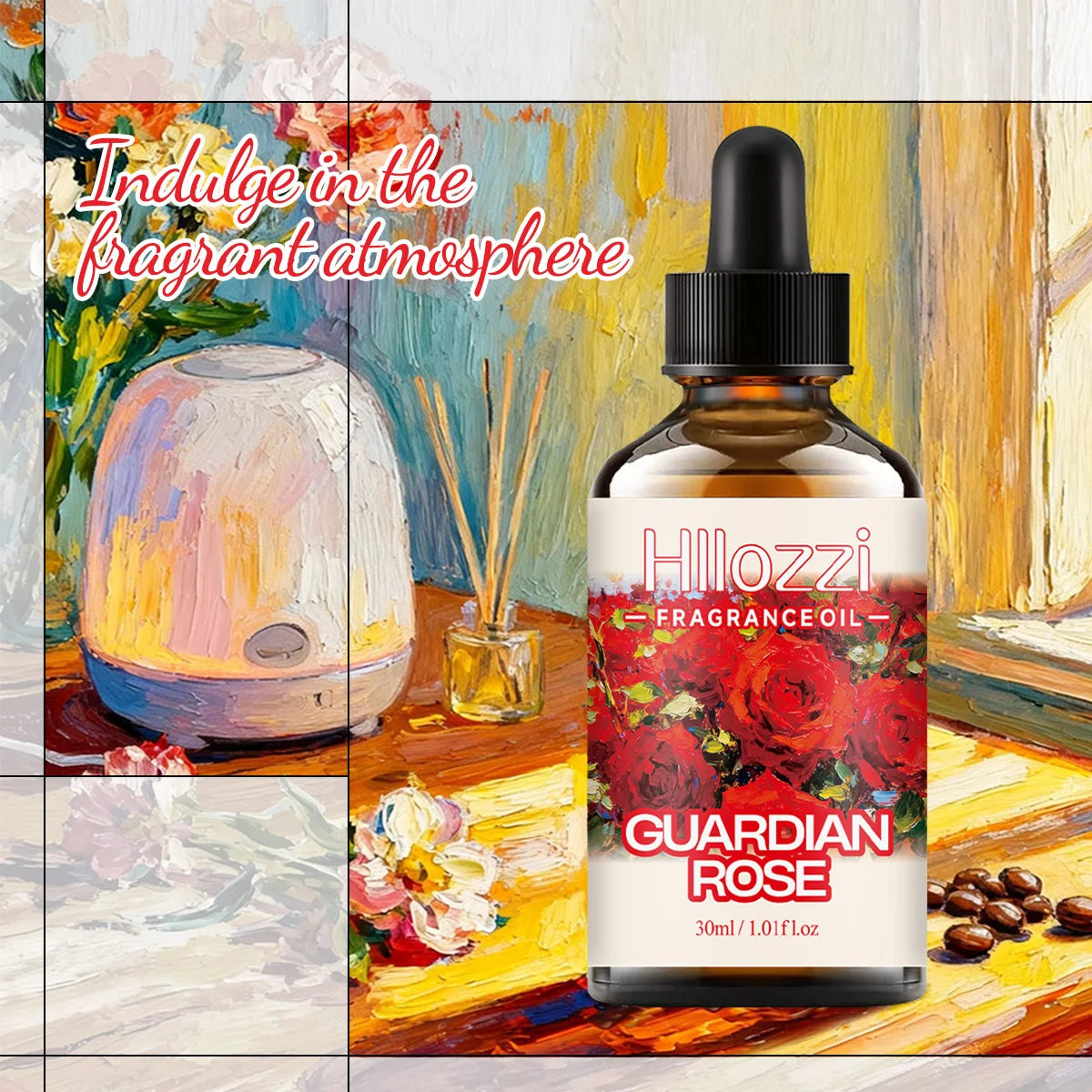 GUARDIAN ROSE FRAGRANCE OIL: For aromatherapy, diffusing, fargrance and candle Scented Candle.