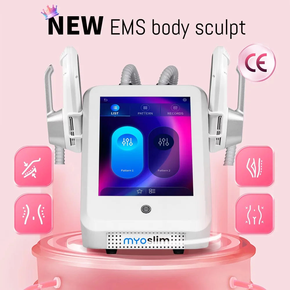 EMS Muscle Stimulator Machine for Body Sculpting with RF Tech - Tidesmit Back Massage Instrument Tidesmit