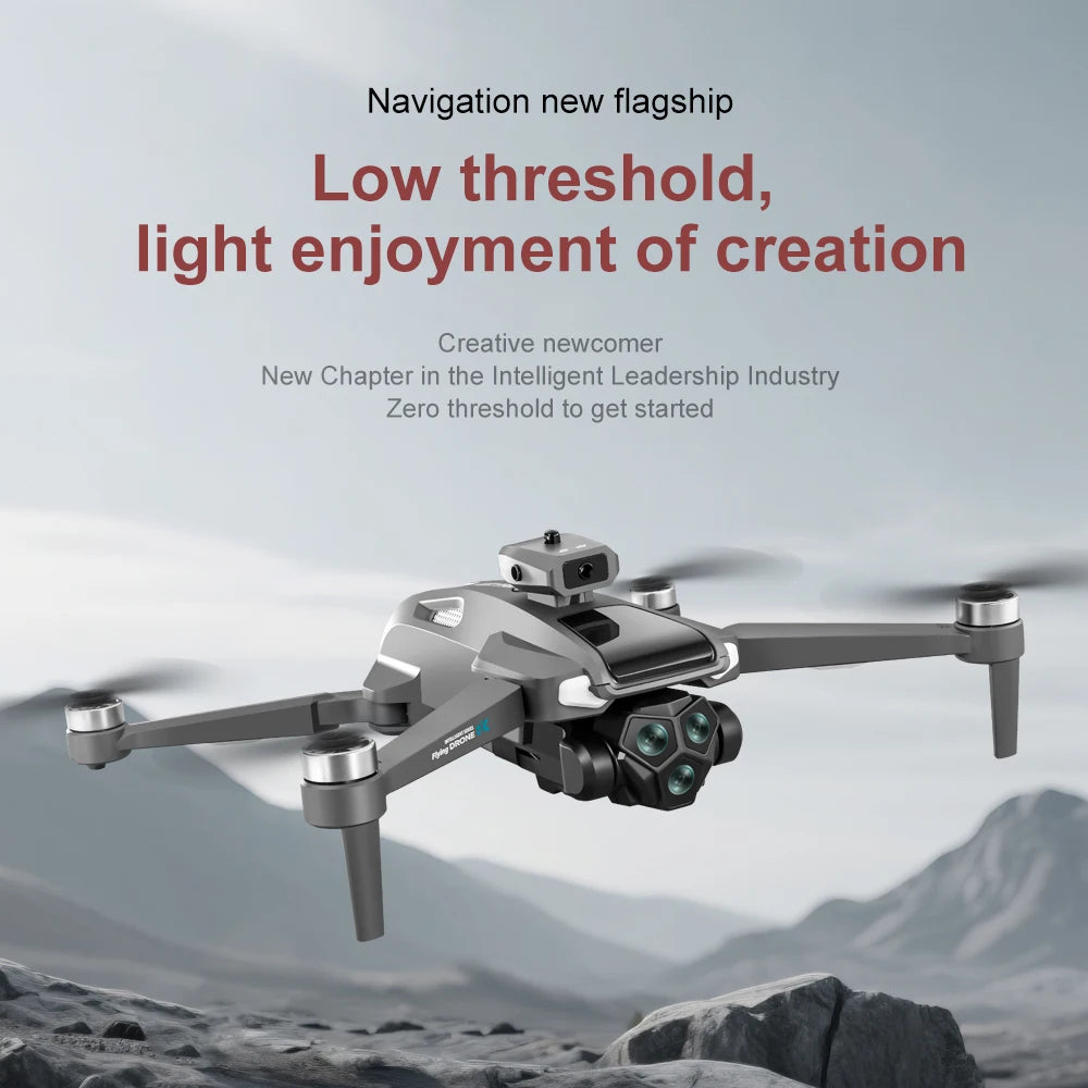 4K Camera Drone with Screen Remote & Triple Battery - M66-1 Tidesmit
