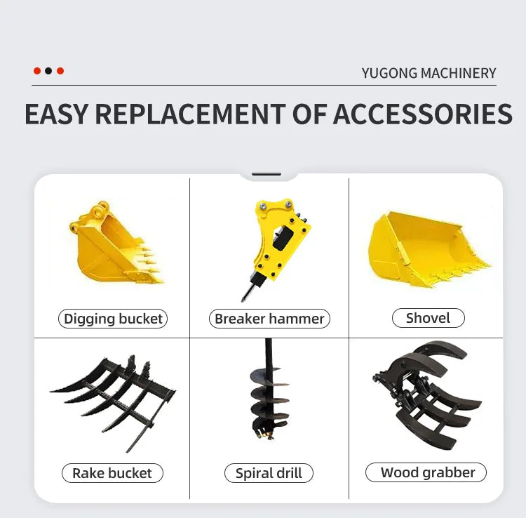 Customized China Factory 4X4 Mini Excavator Towable Backhoes Price Tractor Backhoe Excavator Loader