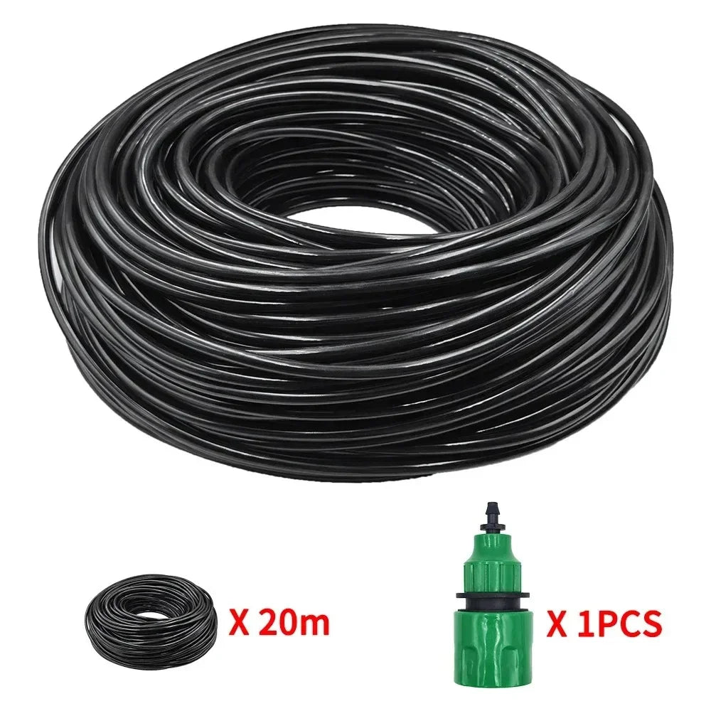 Adjustable Dripper Micro Nozzle Drip Irrigation Accessories PVC Hose DIY Garden Watering System Kit