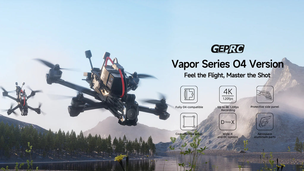 FPV Drone 5 Inch O4 Pro Freestyle Quadcopter with ELRS & GPS Tidesmit