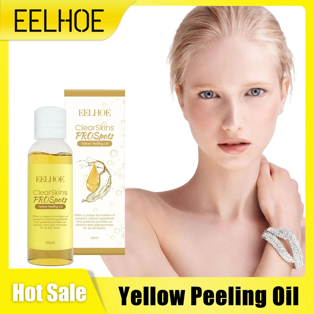 Yellow Peeling Oil for Dark Spots - Exfoliating Serum 50ml-150ml Scrubs Treatments Tidesmit