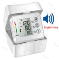 IDEABEL Voice Tonometer Tensiometer Heart Rate Pulse Meter BP Monitor Digital Wrist Blood Pressure Monitor Sphygmomanometer