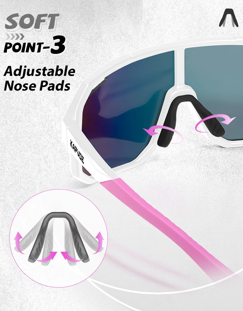 Kapvoe UV400 Polarized Outdoor Bike Cycling Child Sunglasses Teenagers Bicycle Cycling Glasses Sports Boys Girls Goggles Sale