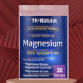 30 Patches Magnesium Complex Transdermal Patches Magnesium Glycinate, Citrate & Malate - Supports Muscle Relaxation, Sleep