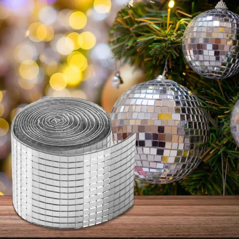 Creative Waterproof Self-adhesive Mosaic Stereo Acrylic Wall Sticker Tile Disco Stickers Mirror Crafts DIY Disco Ball