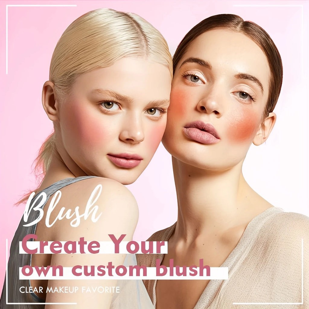 Tidesmit 6 colors waterproof blush cream for face makeup showing swatch texture and long-lasting pigment