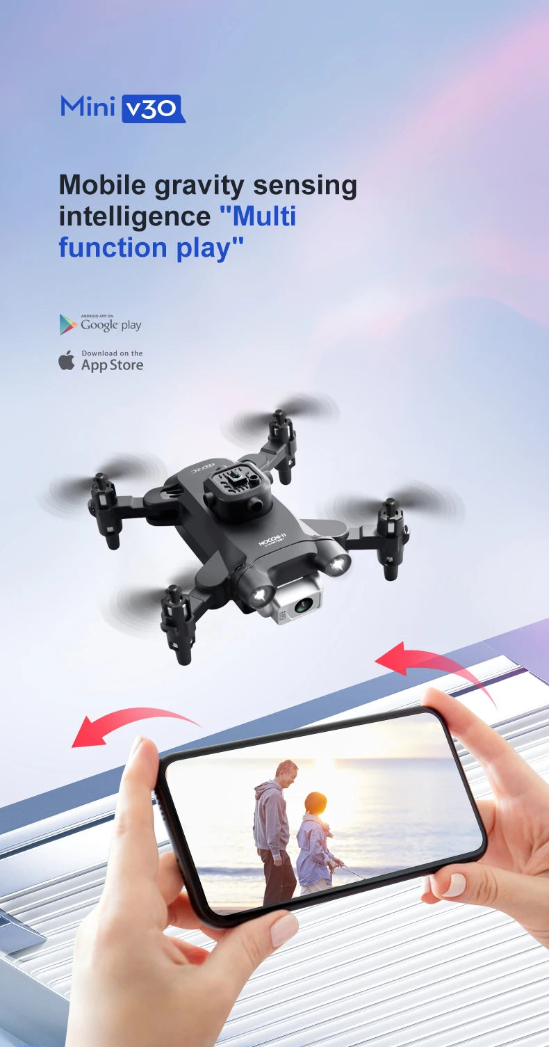 4K Camera Drone with Obstacle Avoidance - Foldable Beginner Quadcopter Tidesmit