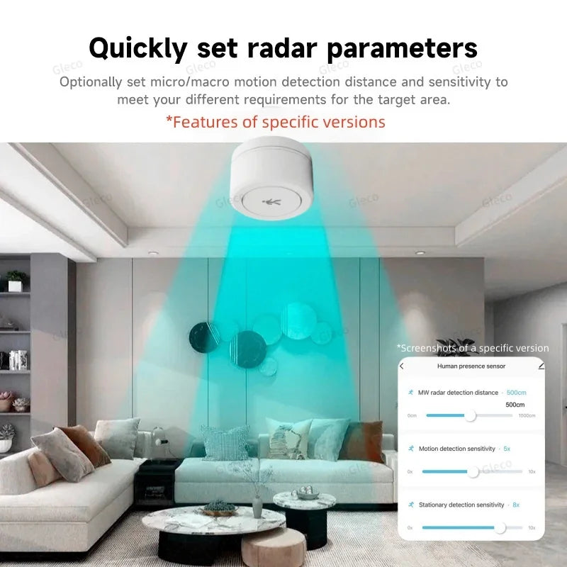Zigbee MmWave Human Presence Sensor | Precision Smart Home Radar Tidesmit