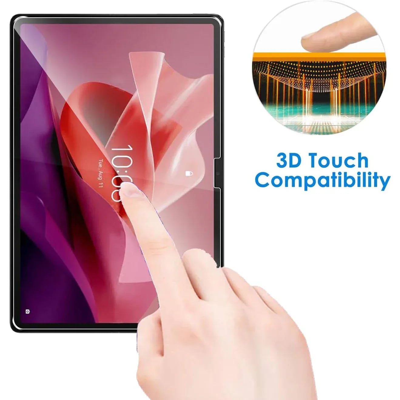 Lenovo Xiaoxin Pad Pro 12.7 Screen Protector - 9H Tempered Glass 2 Pack Tidesmit
