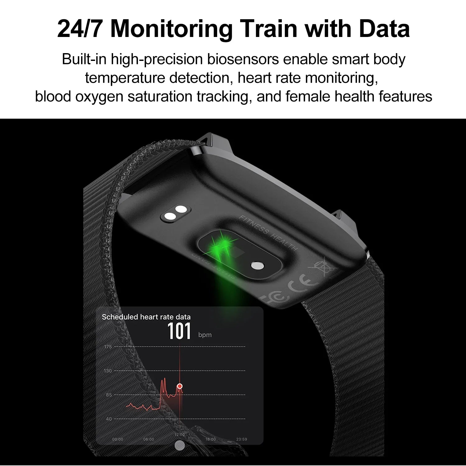 ZH Digital Sport Fitness Tracker Smart Bracelet Heart Rate Blood Pressure Monitor Pedometer Call Reminder Smartwatch Band
