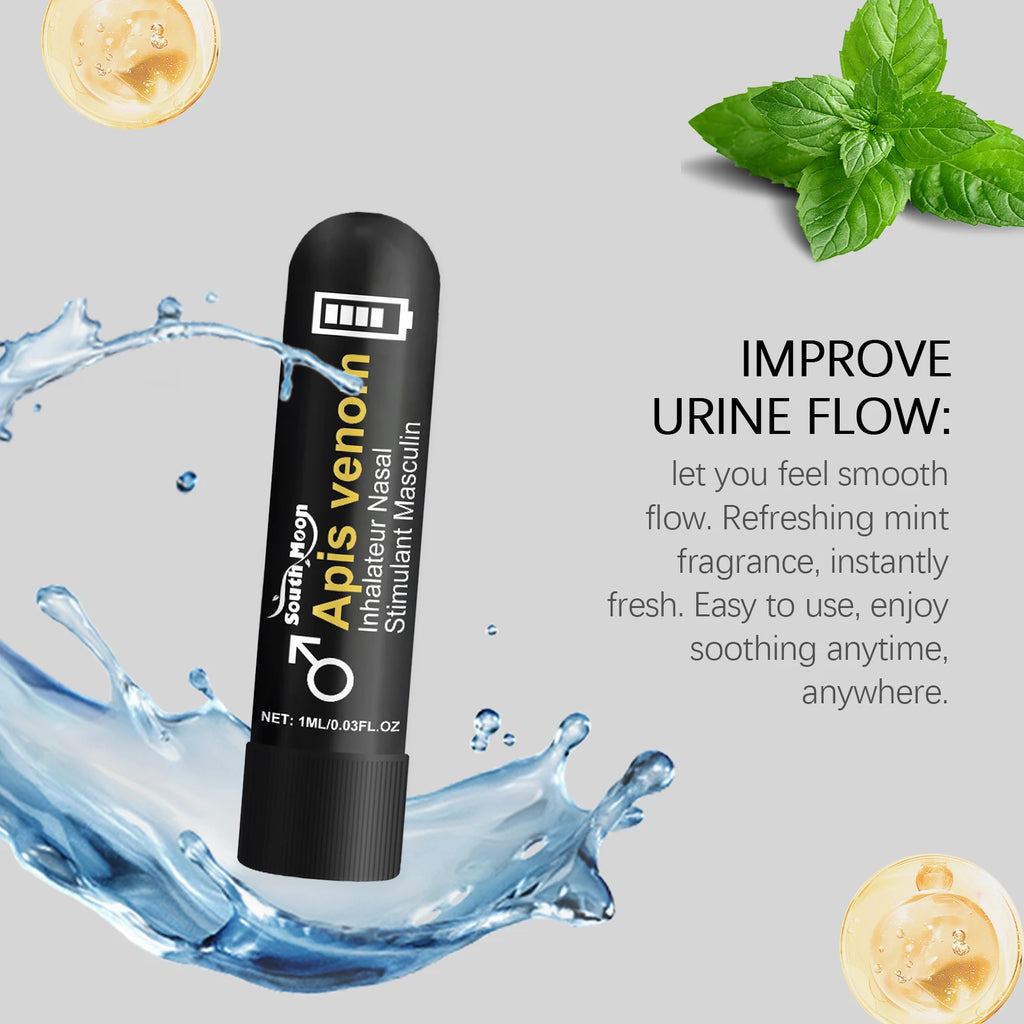 Nasal Sniffing Stick | Refreshing Herbal Inhaler & Lip Care Formula Lip Care Tidesmit