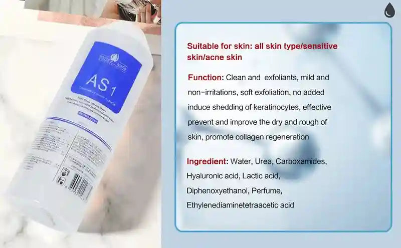 Hydra Facial Serum Kit: 3-Piece Deep Cleaning Aqua Peel Solution Scrubs Treatments Tidesmit