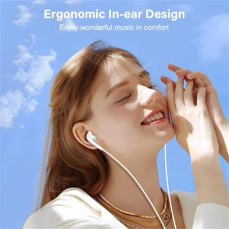 USB C Wired Earbuds with Microphone for Android Phones by Tidesmit Tidesmit