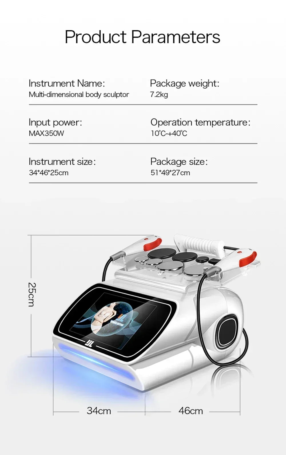 448kHz Tecar Therapy Machine for Deep Tissue Pain Relief & Slimming Body Shaping Massage Equipment Tidesmit